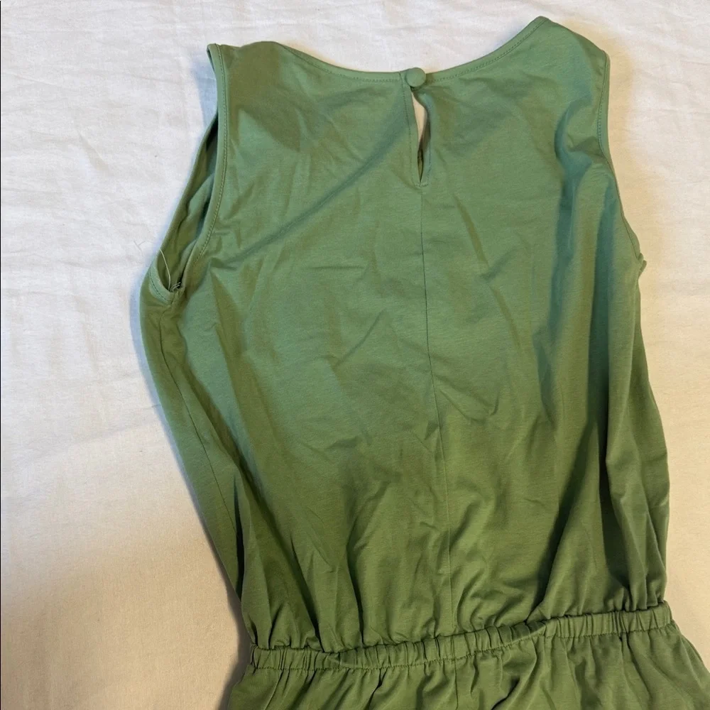Elegantees Chic Sleeveless Green Maxi Dress - Picture 6 of 6